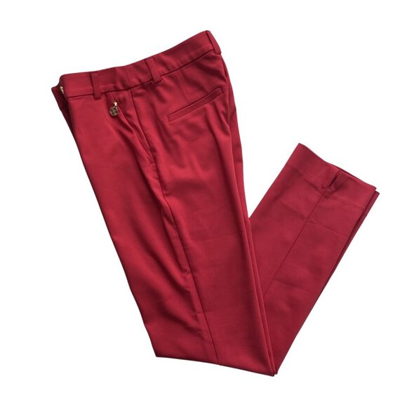 NWT - Lilly Pulitzer Malbec Red Ana High Rise Pant #017387, Size 0 #359 - Picture 1 of 15